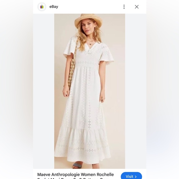 Maeve Embroidered Maxi Dress